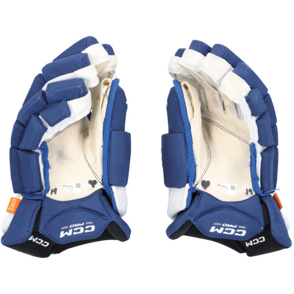 Auston Matthews Toronto Maple Leafs Game-Used Blue CCM Gloves from the 2023-24 NHL Season - RG13321088-89