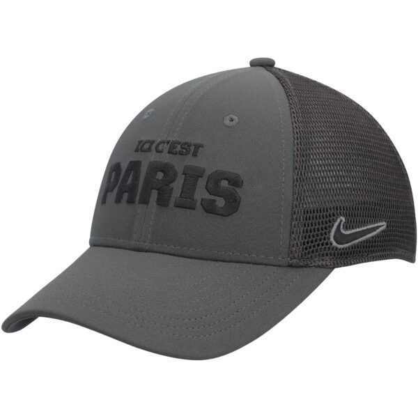Youth Nike Anthracite Paris Saint-Germain Legacy91 Performance Flex Hat - Image 6