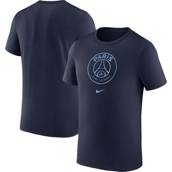 Men's  Nike Navy Paris Saint-Germain Crest  T-Shirt - Image 5