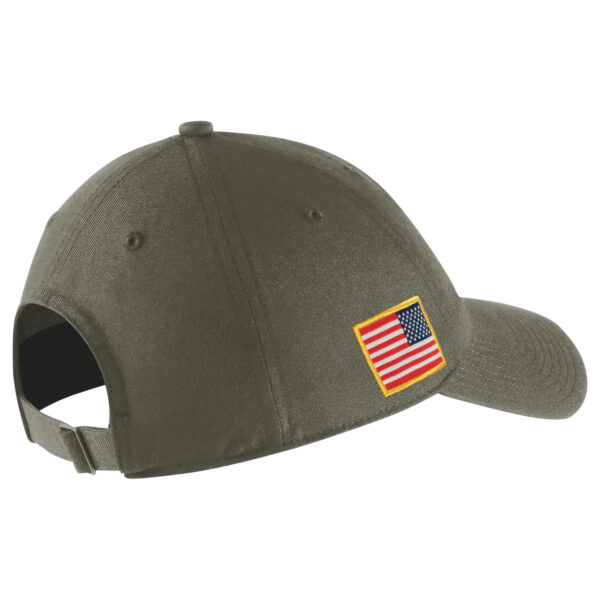 Men's Nike Olive TCU Horned Frogs Military Pack Heritage86 Adjustable Hat - Image 5