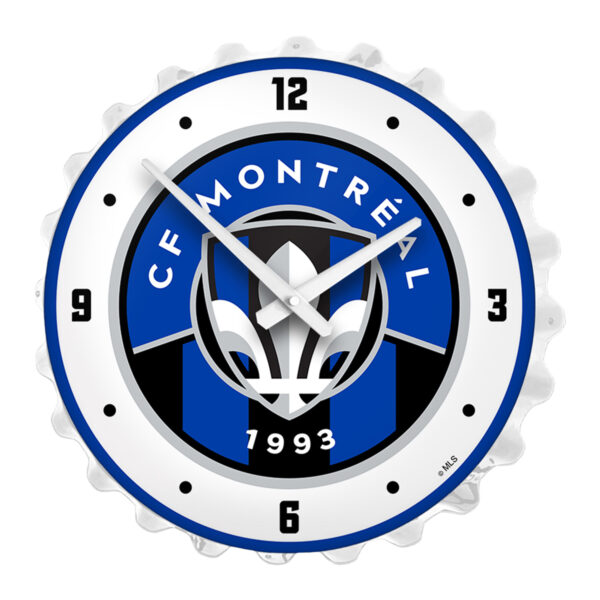 CF Montreal 18.5" Bottle Cap Lighted Wall Clock