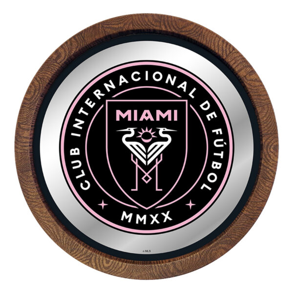 Inter Miami CF 20.25'' Barrel Top Framed Mirror Sign