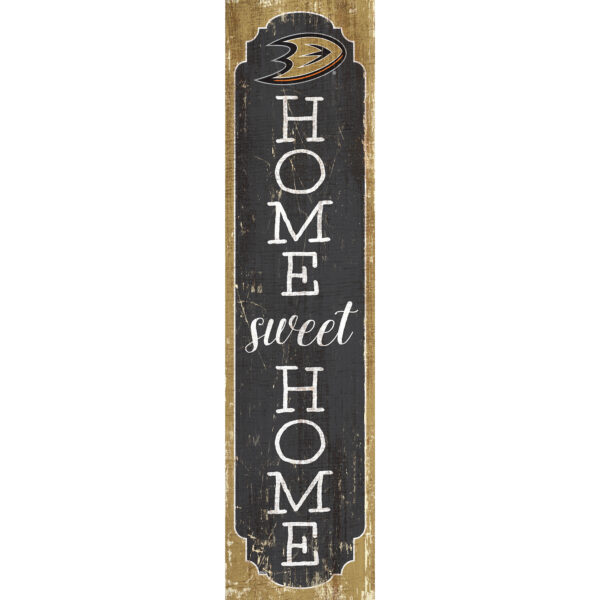 Anaheim Ducks 24" Home Sweet Home Leaner Sign
