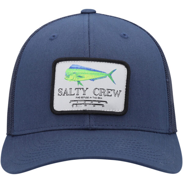 Men's Salty Crew Navy Mahi Mount Retro Trucker Adjustable Hat - Image 3