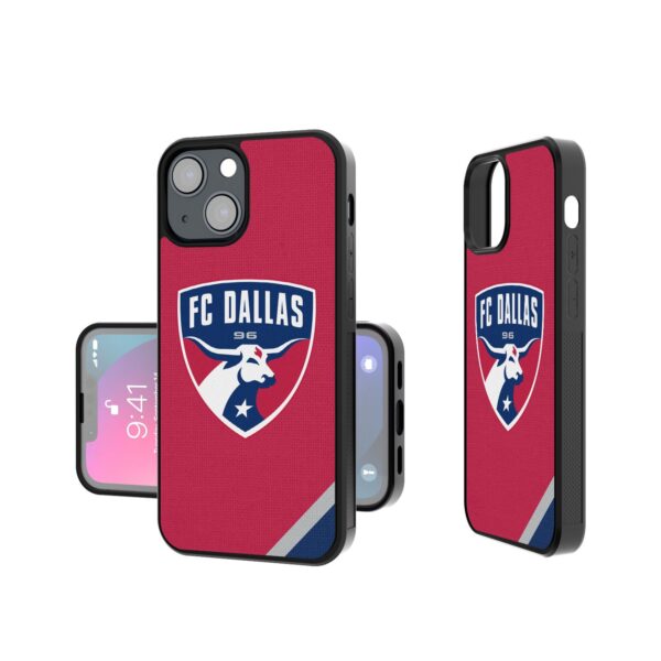 FC Dallas iPhone Diagonal Stripe Design Bump Case