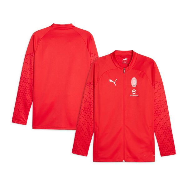 Men's Puma  Red AC Milan 2023/24 Full-Zip Training Top