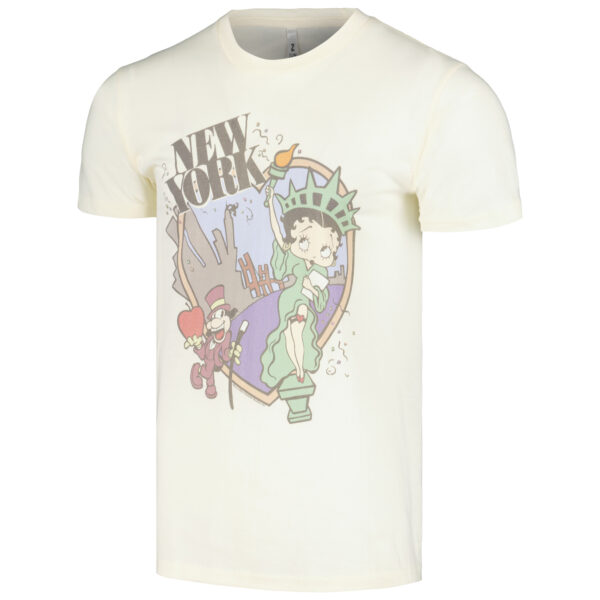 Unisex Cream Betty Boop Graphic T-Shirt - Image 6