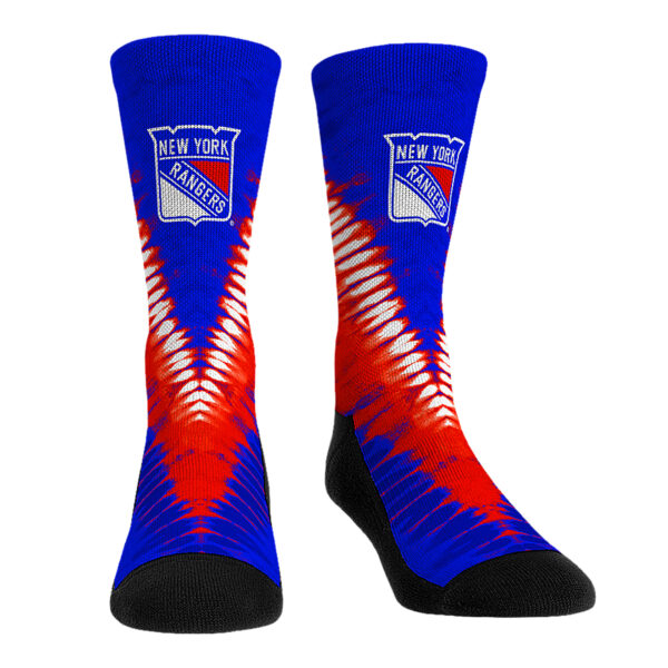 Youth Rock Em Socks New York Rangers Three-Pack Crew Socks Set - Image 8