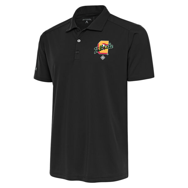 Men's Antigua Charcoal Hilldale Club Tribute Polo
