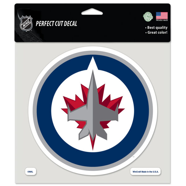 Winnipeg Jets 8'' x 8'' Team Logo Die-Cut Decal