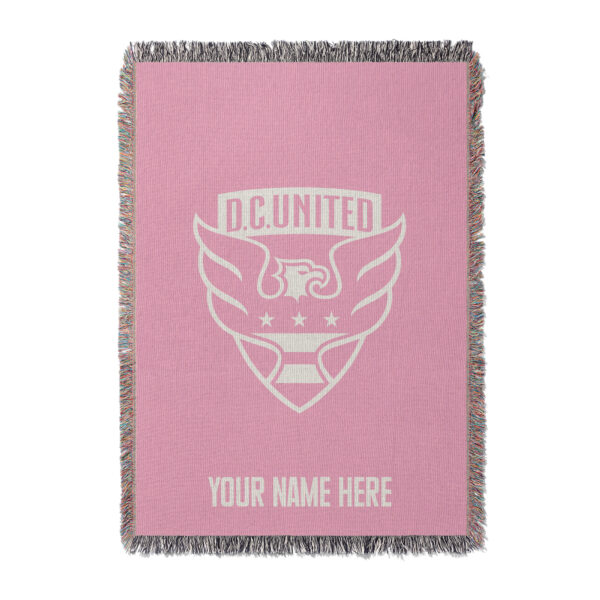 Chad & Jake D.C. United 37" x 52" Personalized Woven Blanket