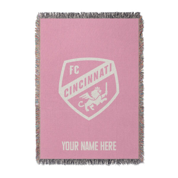 Chad & Jake FC Cincinnati 50" x 60" Personalized Woven Blanket