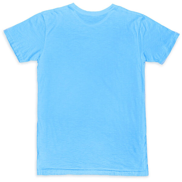 Men's 1863FC  Light Blue West Ham United Mono Crest Slub T-Shirt - Image 7
