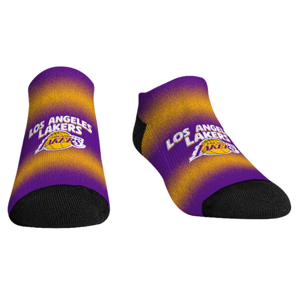 Youth Rock Em Socks Los Angeles Lakers Make Some Noise 3-Pack Low-Cut Socks - Image 7