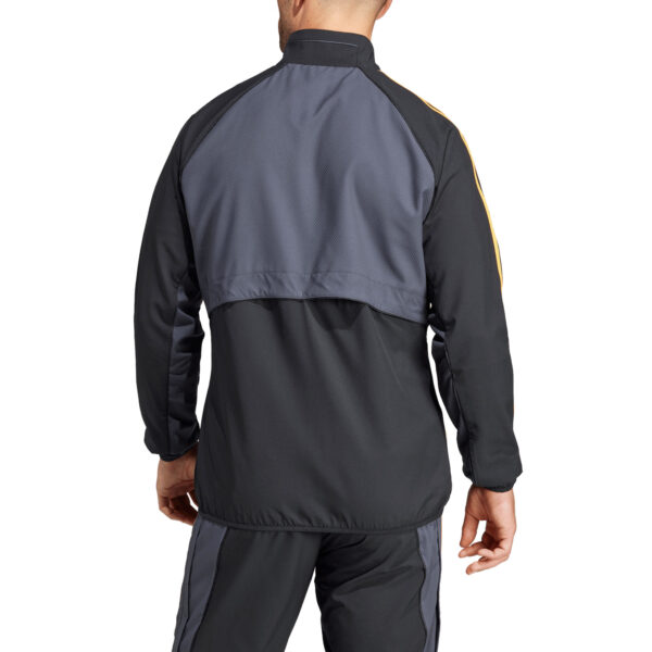 Men's adidas Black Real Madrid 2023/24 Anthem Full-Zip Jacket - Image 6