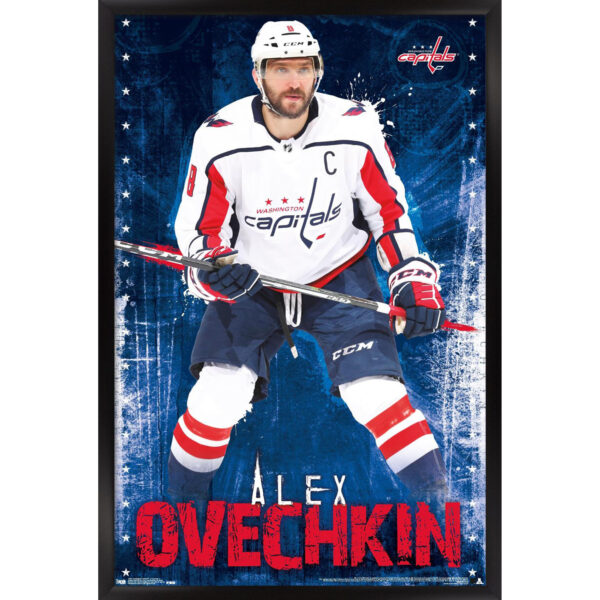 Alexander Ovechkin Washington Capitals 35.75'' x 24.25'' Framed Team Player Poster