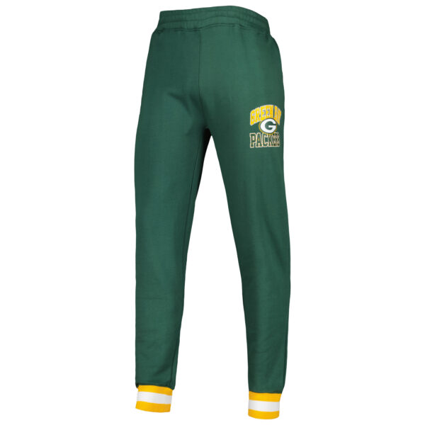 Men's Starter Green Green Bay Packers Blitz Fleece Jogger Pants - Image 6