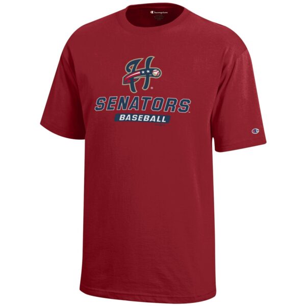 Youth Champion Red Harrisburg Senators Jersey T-Shirt - Image 6