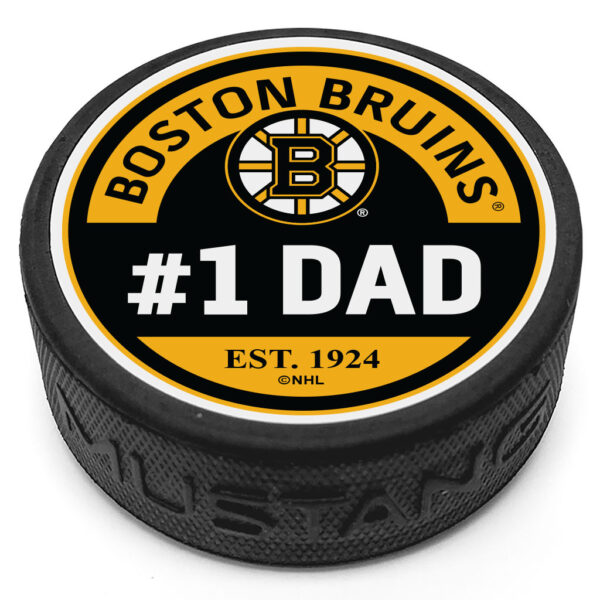 Boston Bruins #1 Dad Puck