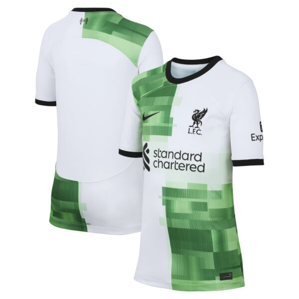 Youth Nike  White Liverpool 2023/24 Away Replica Jersey