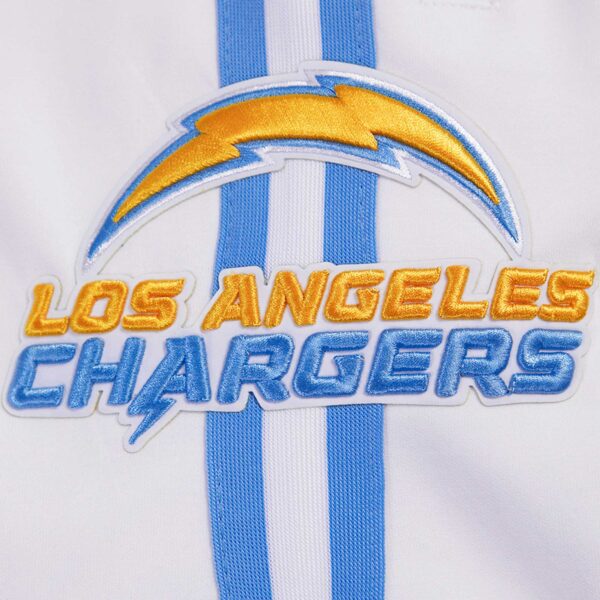Men's Pro Standard White Los Angeles Chargers Classic Chenille Shorts - Image 17