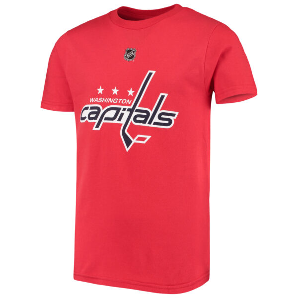 Youth Tom Wilson Red Washington Capitals Player Name & Number T-Shirt - Image 6