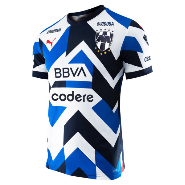 Men's Puma Royal CF Monterrey 2023/24 Third Authentic Jersey - Image 3