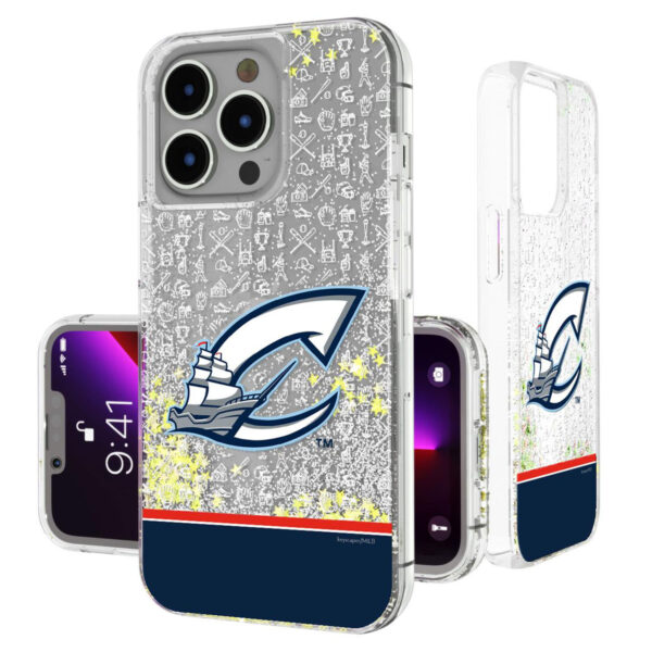 Keyscaper  Columbus Clippers Memories Print iPhone Glitter Case