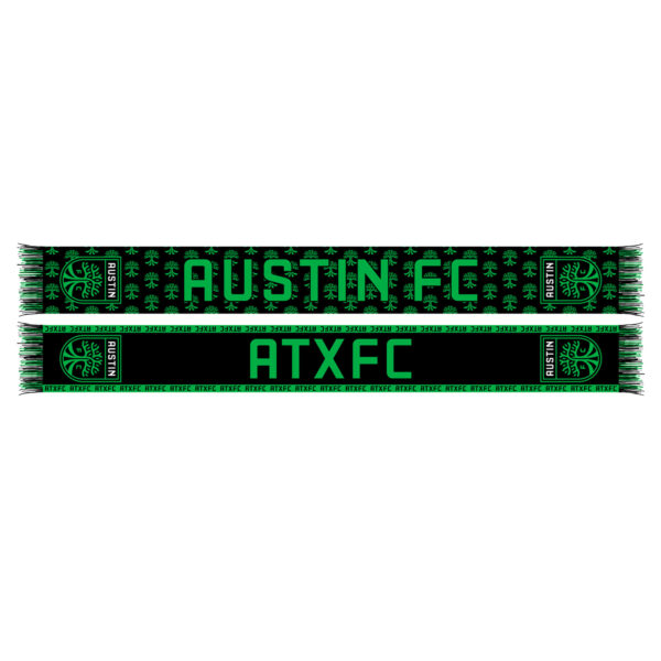 Austin FC Tree Pattern Double-Sided Woven Scarf