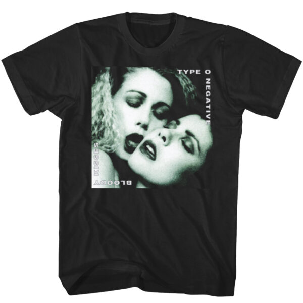 Men's Franchise Club Black Type O Negative Bloody Kisses T-Shirt - Image 6