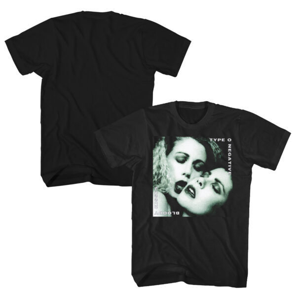 Men's Franchise Club Black Type O Negative Bloody Kisses T-Shirt