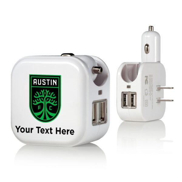 Austin FC Personalized 2-In-1 USB Charger