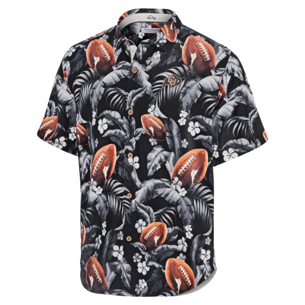 Men's Tommy Bahama Black Colorado Buffaloes Veracruz Cay First Down Blooms Button-Up Shirt - Image 6