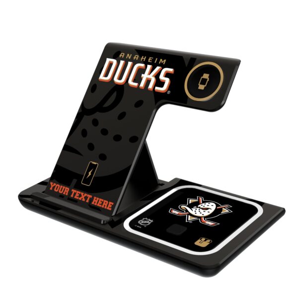 Anaheim Ducks Personalized 3-in-1 Charging Station