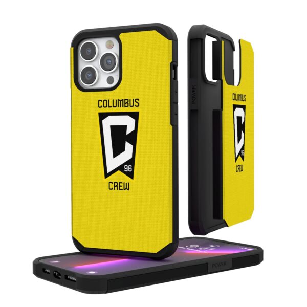 Columbus Crew iPhone Solid Design Rugged Phone Case