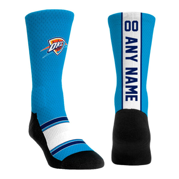Youth Rock Em Socks Oklahoma City Thunder Custom Jersey Crew Socks