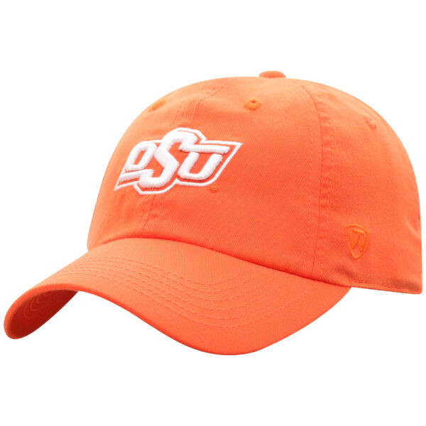 Men's Top of the World Orange Oklahoma State Cowboys Staple Adjustable Hat - Image 6