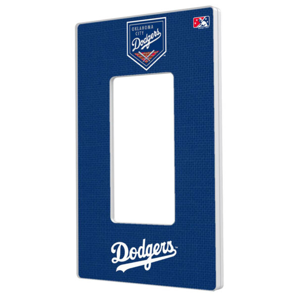 Keyscaper  Oklahoma City Dodgers Single Rocker Light Switch Plate