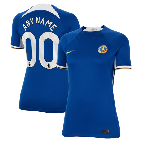 Women's Nike  Blue Chelsea 2023/24 Home Stadium Replica Custom Jersey - Image 5