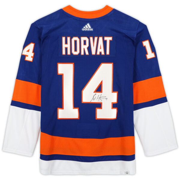 Bo Horvat New York Islanders Autographed Blue adidas Authentic Jersey - Image 3