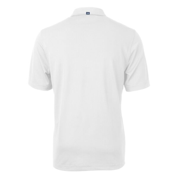 Men's Cutter & Buck White Houston Oilers Throwback Logo Virtue Eco Pique Recycled Polo - Image 7