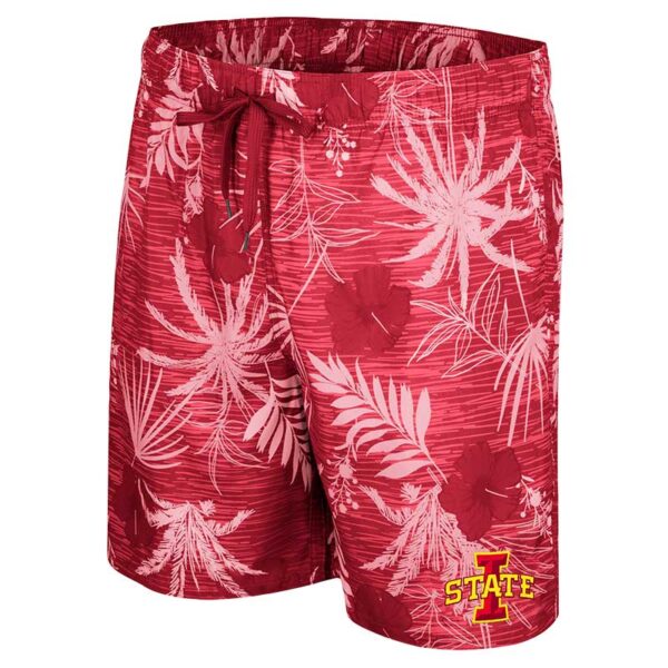 Men's Colosseum Cardinal Iowa State Cyclones What Else is New Swim Shorts - Image 6