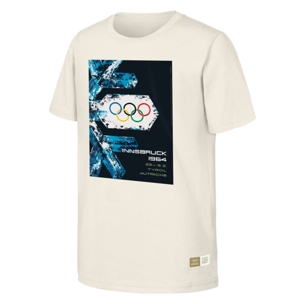 Men's  Natural 1964 Innsbruck Games Olympic Heritage T-Shirt - Image 9