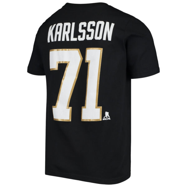 Youth William Karlsson Black Vegas Golden Knights Player Name & Number T-Shirt - Image 7