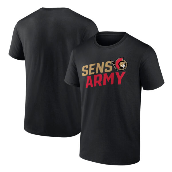 Men's Black Ottawa Senators Represent T-Shirt