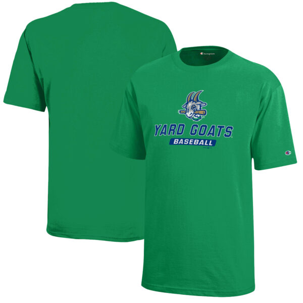 Youth Champion Green Hartford Yard Goats Jersey T-Shirt - Image 5