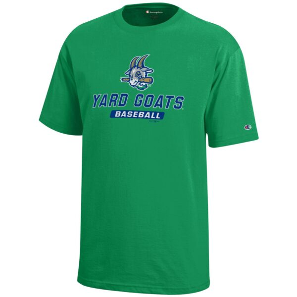 Youth Champion Green Hartford Yard Goats Jersey T-Shirt - Image 6