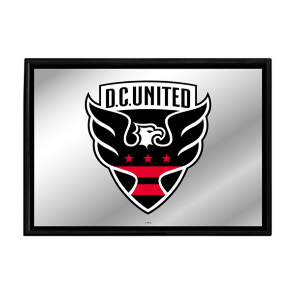 D.C. United 27" x 19" Framed Mirrored Wall Sign