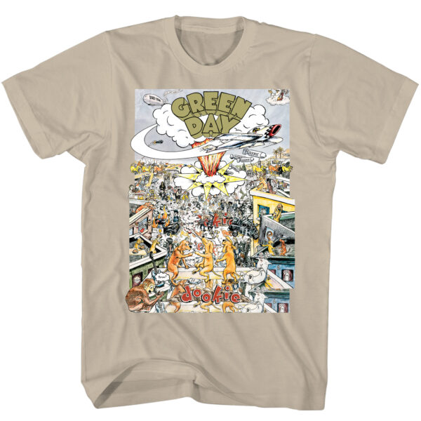 Men's Franchise Club Natural Green Day Dookie T-Shirt - Image 6