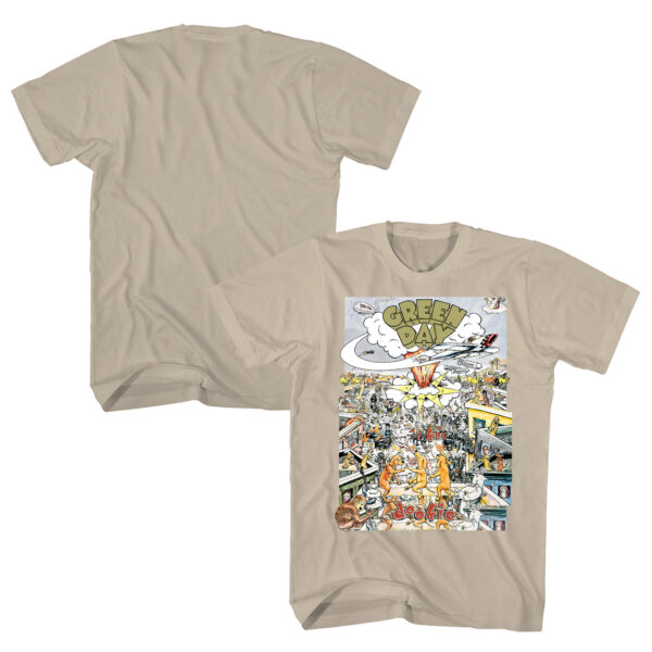Men's Franchise Club Natural Green Day Dookie T-Shirt